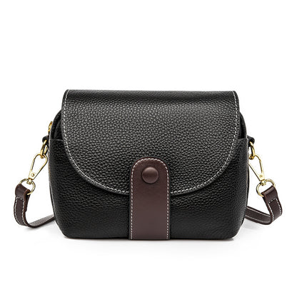 Leather Saddle Crossbody Bag