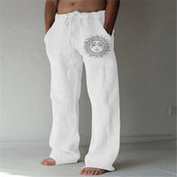 Herren Leinenhose mit Kordelzug "Samlona"