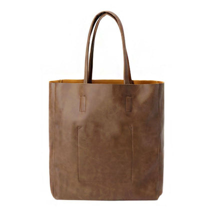 Faux Leather (PU) Unisex Tote