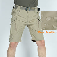 Men's Quick Dry Tactical Cargo Shorts with Pockets