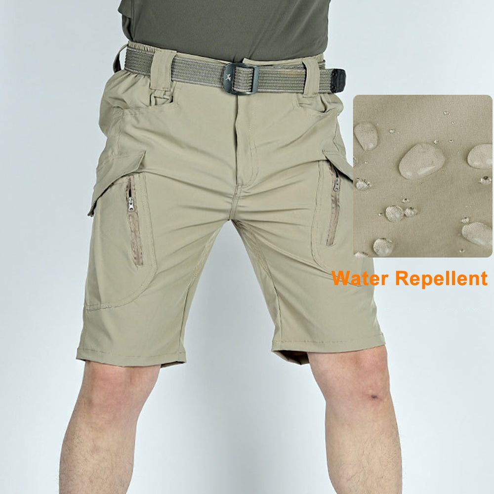 Men's Quick Dry Tactical Cargo Shorts with Pockets