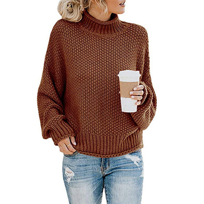 Grobstrick-Rollkragenpullover „Ginevra“