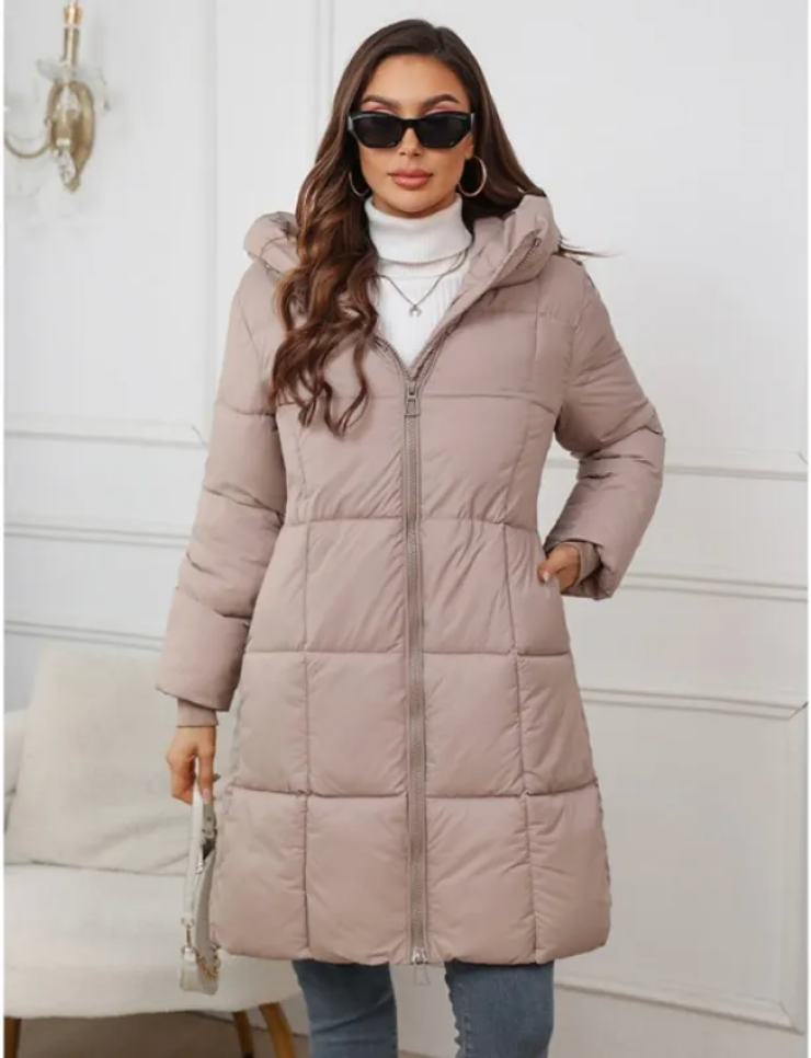 Long Hooded Puffer Coat “Hanna”