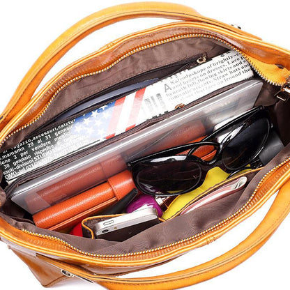Henkeltasche aus PU-Kunstleder