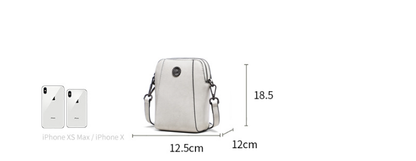 Small Cowhide Leather Crossbody Phone Bag
