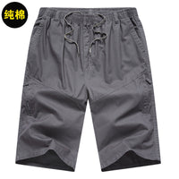Men's Summer Thin Cotton Cargo Shorts (Loose Fit)