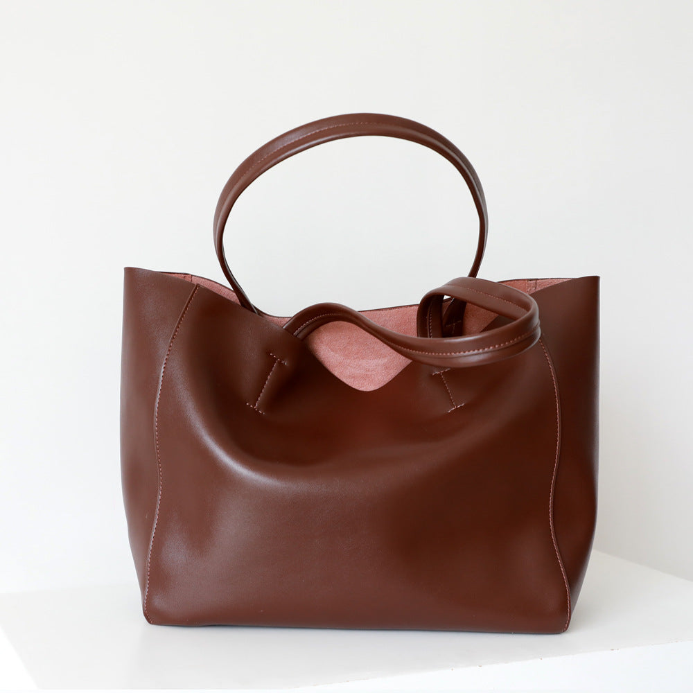 Soft Leather Tote Bag