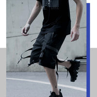 Reflective Cargo Shorts "Finn" — Summer Unisex