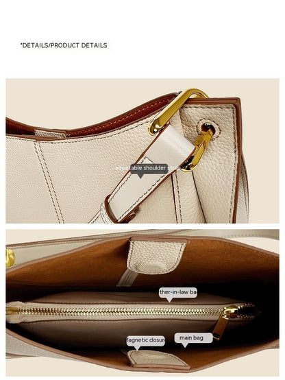 Half-Moon Leather Shoulder Bag