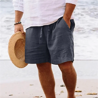 Herren Sommer-Shorts aus Baumwolle und Leinen