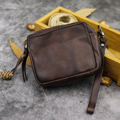 Leather Wristlet Pouch