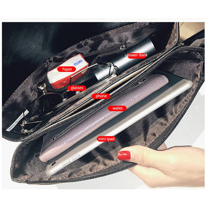 Clutch mit Schnalle aus PU-Kunstleder