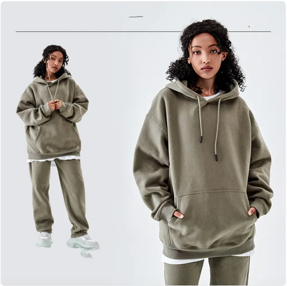 Oversized Fleece-Lined Hoodie “Pia”