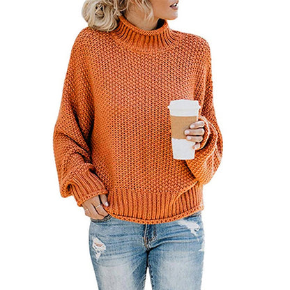 Grobstrick-Rollkragenpullover „Ginevra“