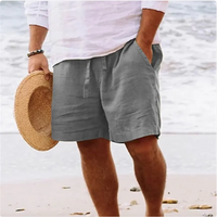 Herren Sommer-Shorts aus Baumwolle und Leinen