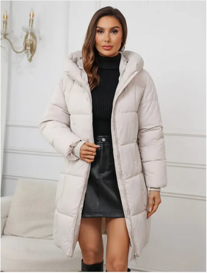 Long Hooded Puffer Coat “Hanna”
