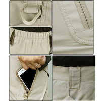 Men's Quick Dry Tactical Cargo Shorts with Pockets