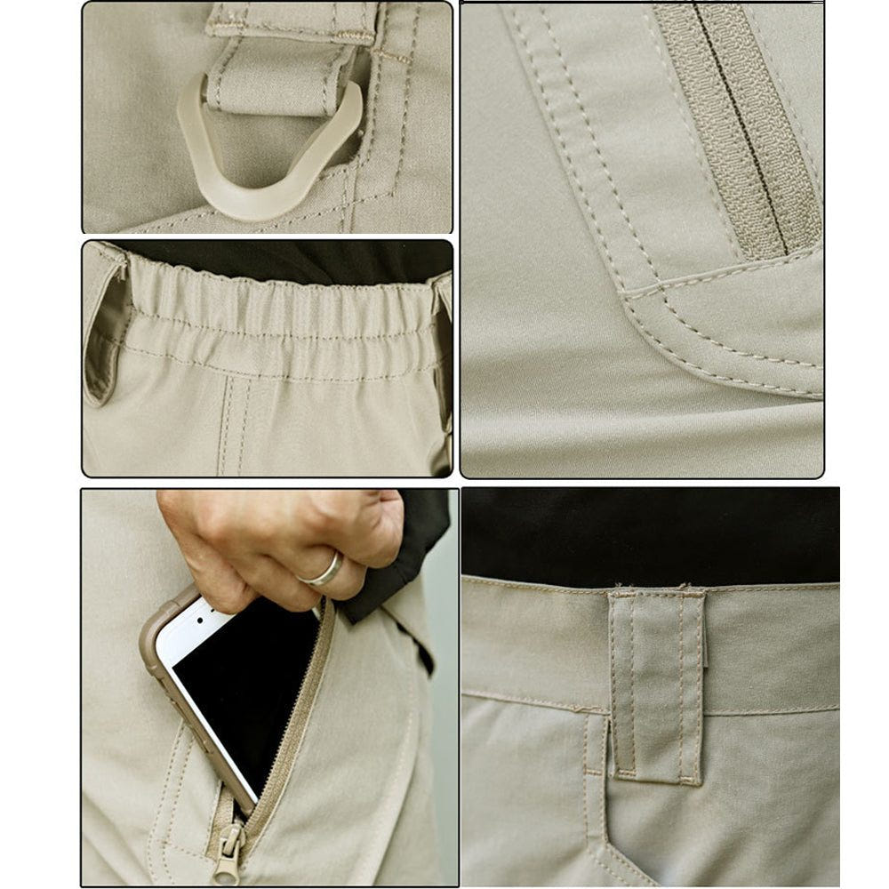 Men's Quick Dry Tactical Cargo Shorts with Pockets