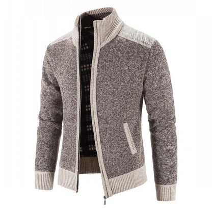 Plush Zip Cardigan “Fabio”