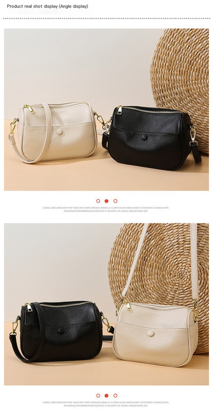 Soft Leather Pillow Shoulder Bag