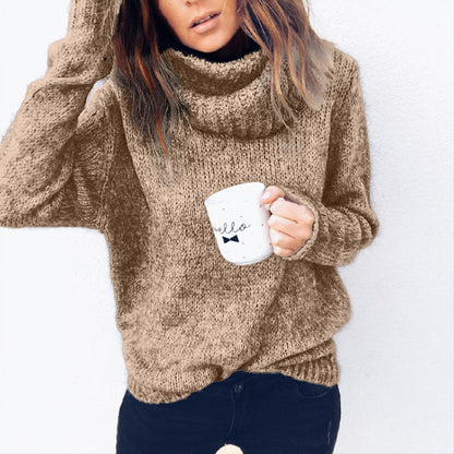 Strickpullover mit weitem Rollkragen „Greta“