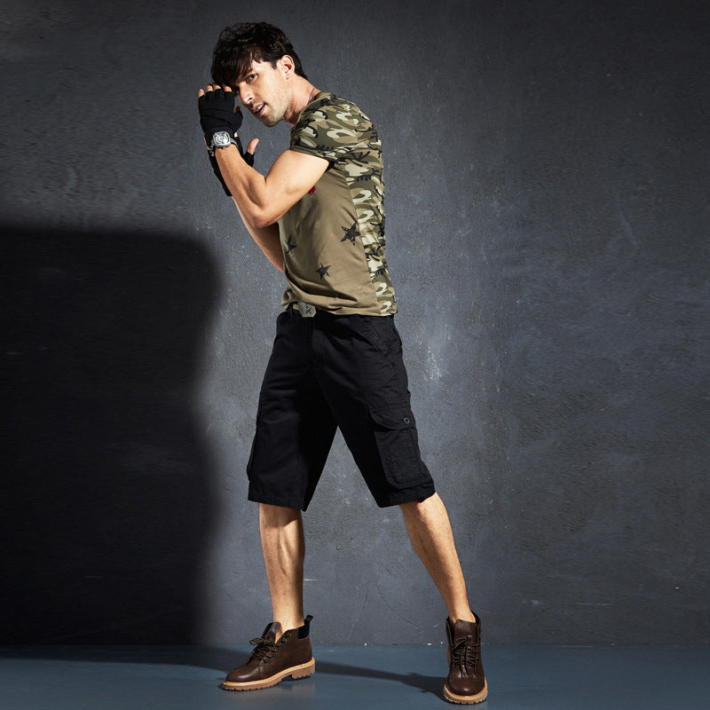 Premium Multi-Pocket Cargo Shorts "Magnus" — Heavyweight Cotton