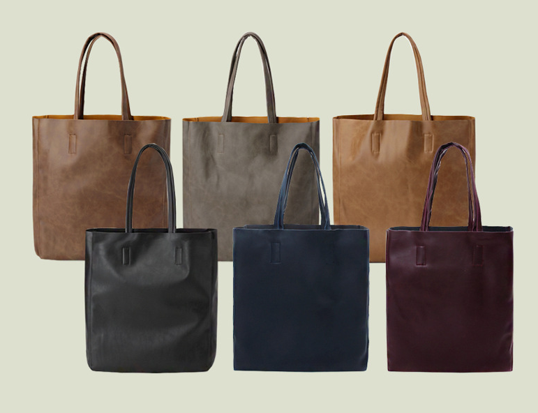 Faux Leather (PU) Unisex Tote