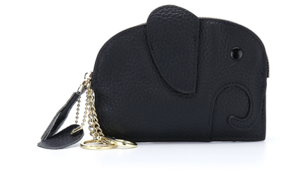 Leather Elephant Coin Purse