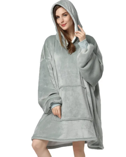 Fleece-Decken-Hoodie „Margot“