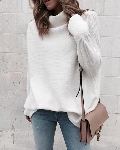 Oversized Turtleneck Knit Sweater “Alina”