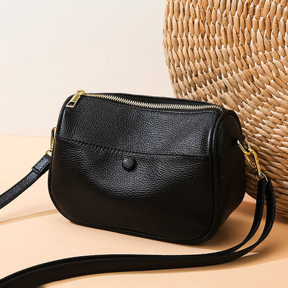 Soft Leather Pillow Shoulder Bag