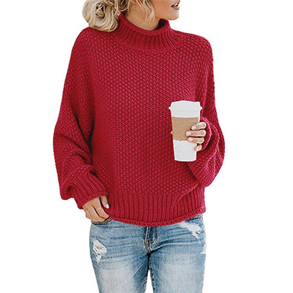 Grobstrick-Rollkragenpullover „Ginevra“