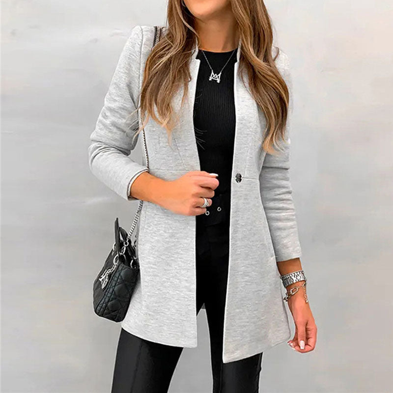 Langer Blazer mit Stehkragen „Johanna“