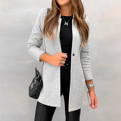 Langer Blazer mit Stehkragen „Johanna“