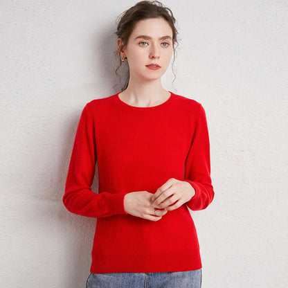Woll-Pullover mit Rundhals „Letizia“