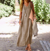 Vintage Cotton-Linen Maxi Dress 'Marlene'