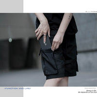 Reflective Cargo Shorts "Finn" — Summer Unisex