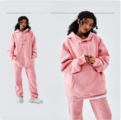 Oversized Fleece-Lined Hoodie “Pia”