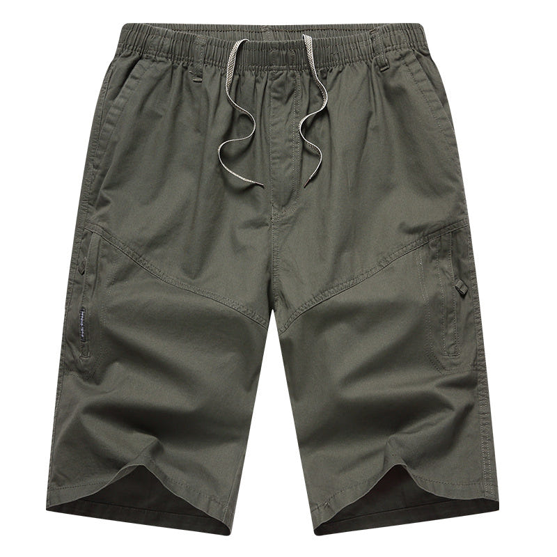 Men's Summer Thin Cotton Cargo Shorts (Loose Fit)