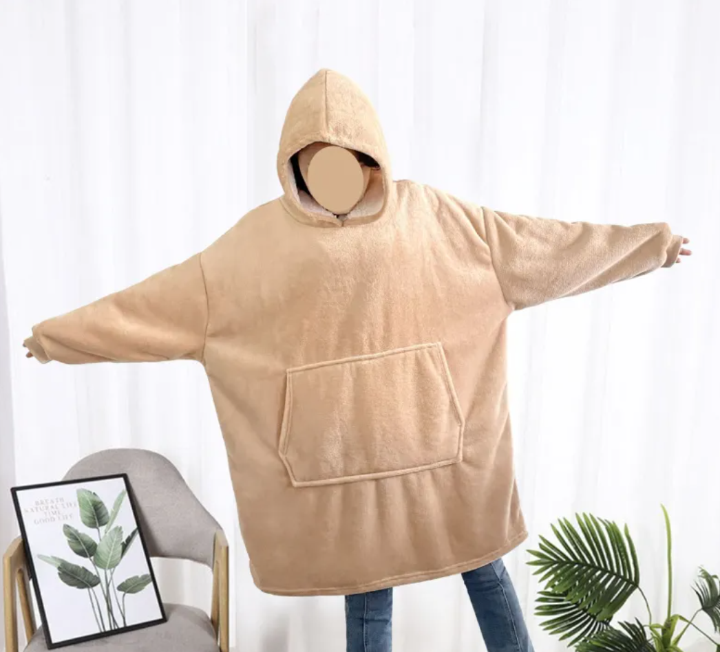 Fleece-Decken-Hoodie „Margot“
