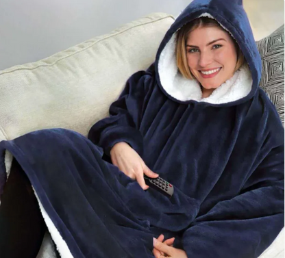 Fleece-Decken-Hoodie „Margot“