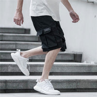 Reflective Cargo Shorts "Finn" — Summer Unisex