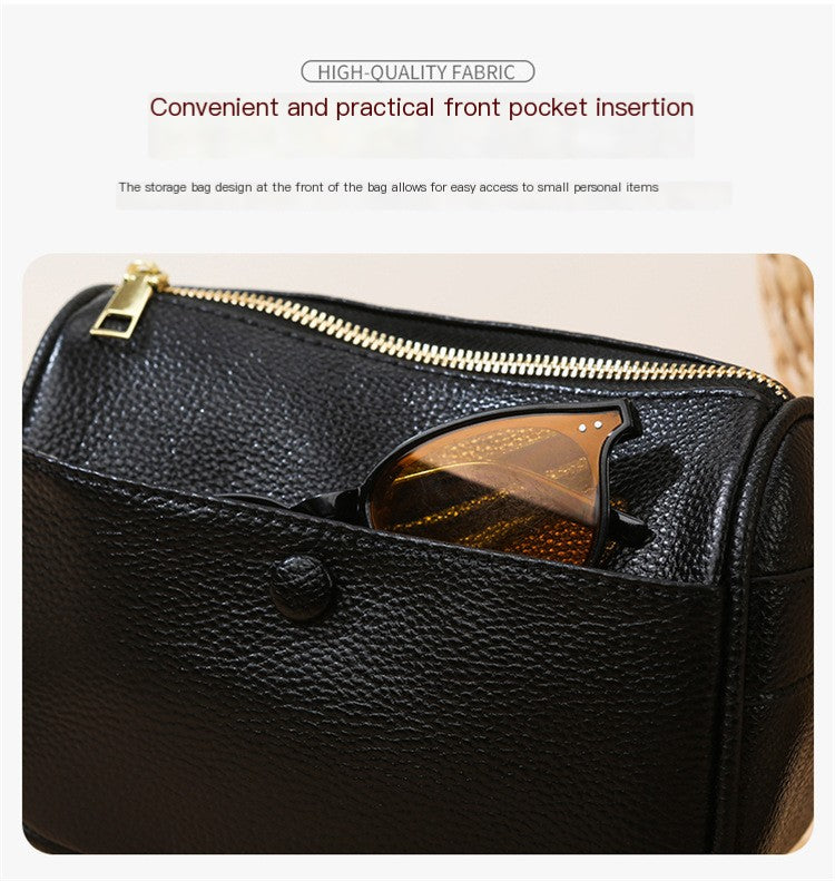 Soft Leather Pillow Shoulder Bag
