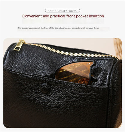 Soft Leather Pillow Shoulder Bag