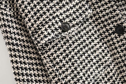 Hahnentritt-Hemdjacke „Alva“