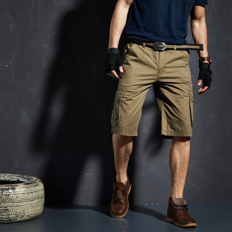 Premium Multi-Pocket Cargo Shorts "Magnus" — Heavyweight Cotton