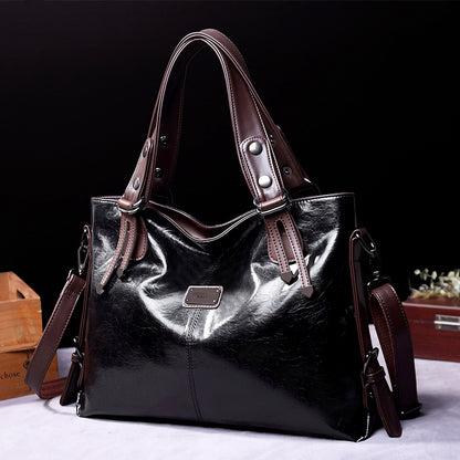 Vintage Faux Leather (PU) Tote