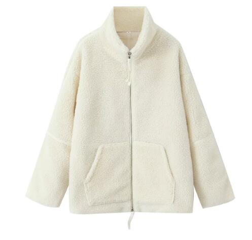Oversized Teddy Zip Jacket “Kaja”