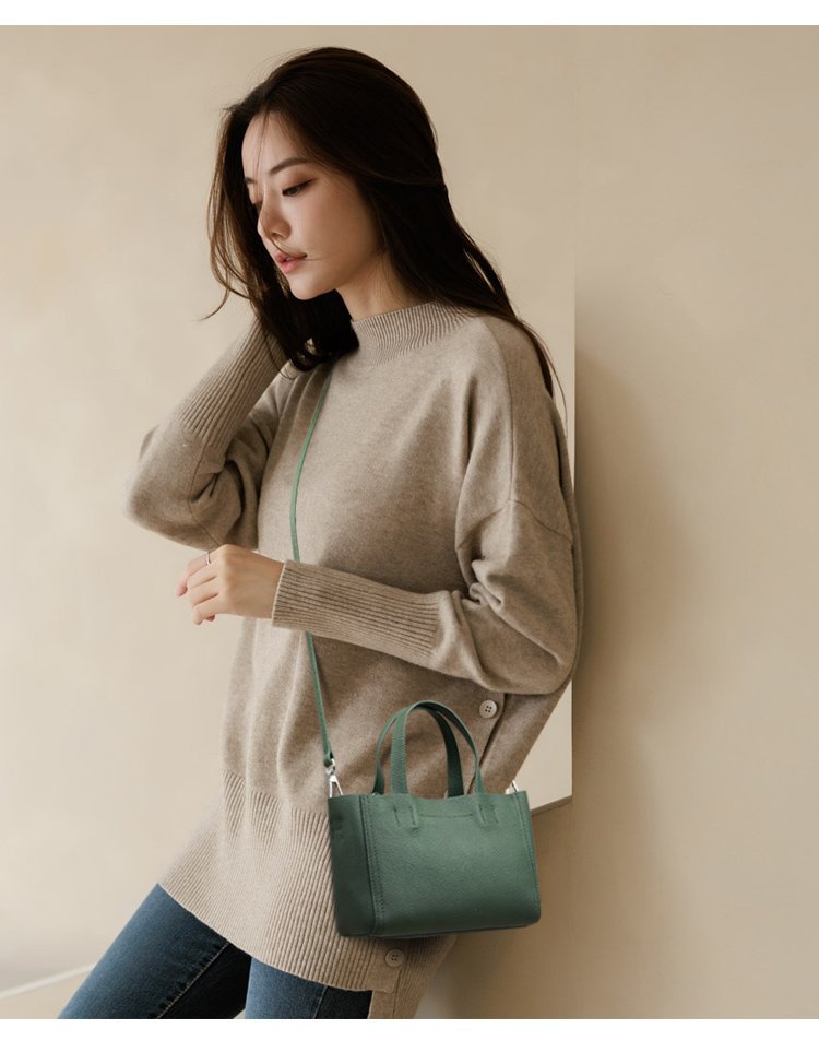 Leather Mini Tote Crossbody