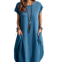 Langarm-Leinenkleid "Romy"